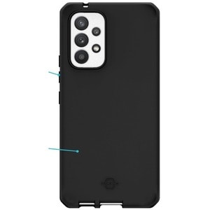 MOBILIS SPECTRUM Rugged Case for Samsung Galaxy A53 5G Smartphone - honeycomb - design - Black - Smooth - Bacterial Resist