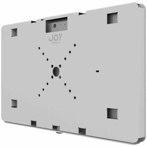 The Joy Factory Elevate II Mounting Enclosure for Tablet, Kiosk, Medical Cart - White - Aluminum