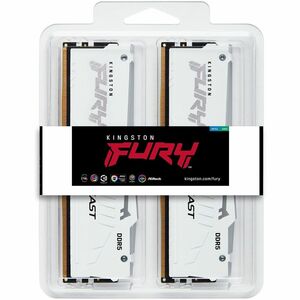 Kingston FURY Beast RAM-Modul - 64 GB (2 x 32GB) - RGB - DDR5-6000/PC5-48000 DDR5 SDRAM - 6000 MHz Dual-rank Speicher - CL