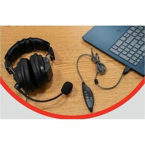 Califone Switchable Stereo/Mono Headset with USB Plug - Stereo - USB - Wired - 32 Ohm - Over-the-head, Over-the-ear - Bina