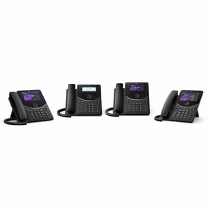 Cisco 9841 IP Phone - Corded - Desktop - Carbon Black - 4 x Total Line - VoIP - 8.9 cm (3.5") LCD - 2 x Network (RJ-45) - 