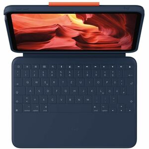 Logitech Rugged Combo 4 Touch Rugged Keyboard/Cover Case (Folio) for 27.7 cm (10.9") Apple iPad (10th Generation) Tablet -