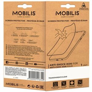 Protecteur écran pour Samsung Galaxy A35 5G MOBILIS 5H Chrystal claire, Transparent - Pour SuperBright Smartphone - Antimi