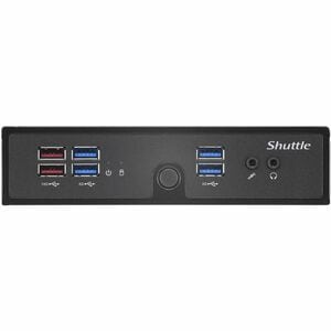 Shuttle XPC slim DS50U3 Barebone System - Slim PC - 1 x Processor Support - 1 Core i3 13th Gen i3-1315U 1.20 GHz Dual-core