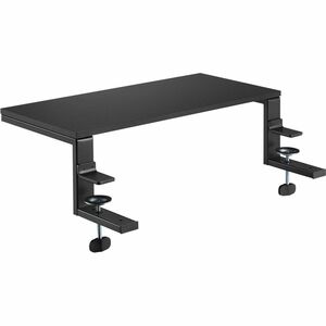 V7 DT1RSC Clamp Mount for Monitor, Printer - V7 Monitor Riser Stand with Clamp - 3-in-1 Configurable Monitor riser -Comput