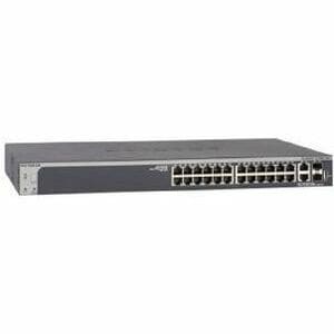 Netgear S3300 S3300-28X-PoE+ 28 Ports Manageable Ethernet Switch - Gigabit Ethernet, 10 Gigabit Ethernet - 1000Base-T, 10G
