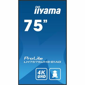 iiyama ProLite LH7575UHS-B1AG 1905 mm LCD Digital-Signage-Display - 24 Stunden/7 Tage Betrieb - IPS-Technologie (In-Plane-