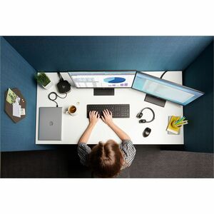 HP USB-C G5 Essential Dock (78L94AA) - for Desktop PC, Notebook - Charging Capability - 120 W - USB Type C - 3 Displays Su