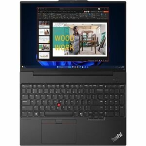 Ordinateur Portable - Lenovo ThinkPad E16 Gen 2 21M5002AFR - Écran 40,6 cm (16") - WUXGA - AMD Ryzen 5 7535HS - 16 Go - 51