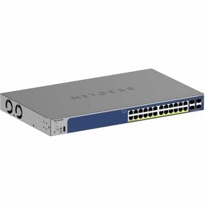 Netgear Gigabit PoE+ Smart Switches with 4 Dedicated 10G SFP+ Ports - 24 Ports - Manageable - Gigabit Ethernet, 10 Gigabit