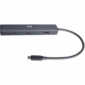 Tripp Lite series U442-DOCK40-6 USB-Typ C Docking Station für Monitor, Notebook, Tastatur, Maus, Smartphone, Tablet, Deskt