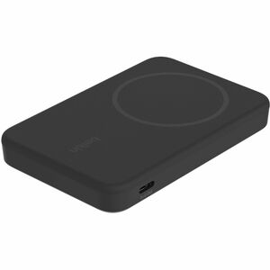 BoostCharge 5k 15W Qi2 Power Bank Wireless Charger with Cable and Kickstand - Black
