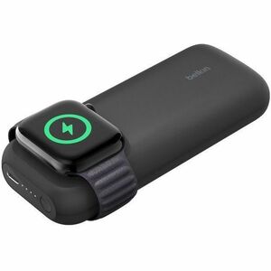 Belkin Power Bank - Black - For Apple Watch, Apple Watch SE, Apple Watch Series 8, Apple Watch Ultra, AirPods Pro, iPhone 