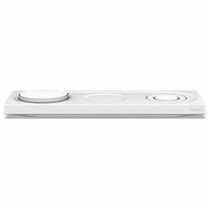 Belkin BOOSTCHARGEÃ¢â#¬Â¯PRO MagSafe 3-in-1 Wireless Charging Pad with 3-UK Pin Power Supply Unit - White