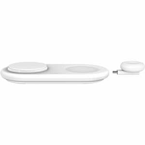 Belkin BoostCharge Pro Induction Charger - White - For Qi2-enabled Device, iPhone - Input connectors: USB - Fast Charging,