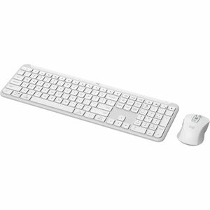 Logitech Signature Slim MK950 键盘鼠标 - 中文 - A 型 USB 无线 蓝牙 5.1 键盘 - 键盘/键盘颜色: 珍珠白 - A 型 USB 无线 蓝牙 鼠标 - 光学 - 4000 dpi - 滚轮 - 指点