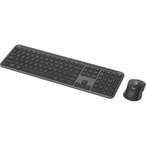 Logitech Signature Slim MK950 键盘鼠标 - 中文 - A 型 USB 无线 蓝牙 5.1 键盘 - 键盘/键盘颜色: 灰 - A 型 USB 无线 蓝牙 鼠标 - 光学 - 4000 dpi - 滚轮 - 指点设备