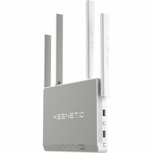 KEENETIC Hero (KN-1011), Router 4 porte 1Gbps, 1 porta combo RJ45/SFP 1Gbps, Wi-Fi 6 AX1800, Mesh, VPN, Parental Control, 
