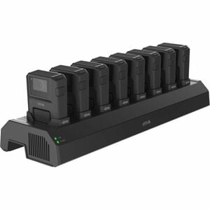 AXIS W701 Mk II Docking Station 8-bay - Wearable Camera - 8 Slot - Charging Capability - TAA Compliant