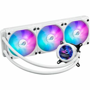 ROG Strix LC III 360 ARGB White Edition, featuring the latest generation Asetek�##s new Gen7 v2 pump and ROG ARGB radiator