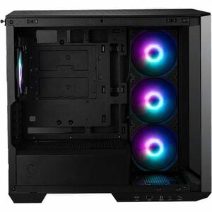 MSI MAG PANO M100R PZ Gaming Computer Case - Mid-tower - Black - Tempered Glass - Micro ATX, ITX, Mini ITX Motherboard Sup