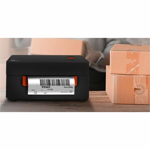 QIAN IMPRESORA DE ETIQUETAS TERMICA DE 108MM SOPORTE DE PAPEL EXTERNO, USB, BT, 203PPP, PAPEL DE 26-116MM, IMPRESIÓN 108MM