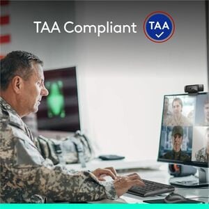 Cámara Web Logitech C920e - 3Megapíxel - 30fps - Negro - USB Tipo A - 1920 x 1080 Vídeo - Auto-foco - 78° Ángulo - 1x Zoom