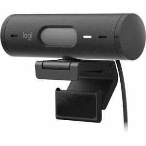 Cámara Web Logitech BRIO 505 - 4Megapíxel - 60fps - Grafito - USB Tipo C - 1920 x 1080 Vídeo - Auto-foco - 90° Ángulo - 4x
