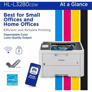 Impresora Láser Inalámbrico De Escritorio Brother HL-L3280CDW - Color - Papel para imprimir sencillo