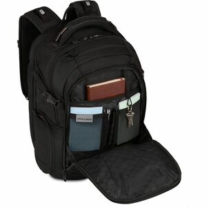 SwissGear ScanSmart 5358202410 Carrying Case (Backpack) for 16" Notebook - Black - Abrasion Resistant, Crush Resistant Poc
