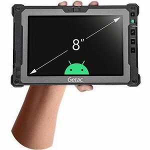 Getac ZX80 Robust Tablet - 20,3 cm (8 Zoll) WUXGA - Qualcomm QCS6490 Octa-Core - 12 GB - 256 GB - Android 13 - Grau, Schwa