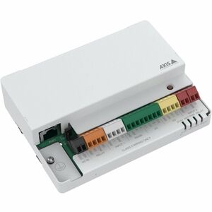 AXIS A9210 Network I/O Relay Module for Module, Relay - Emergency, Gate - Steel - White