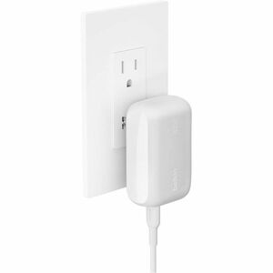 Belkin BoostCharge Dual Wall Charger 42W - 42 W - 3 ft (0.91 m) Cable - 120 V AC, 230 V AC Input - 5 V DC, 9 V DC, 15 V DC