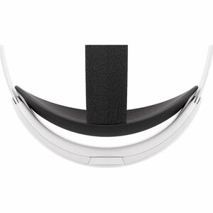 Meta Quest 3 Elite Strap - 101.5 mm Height x 164.5 mm Width x 240.2 mm Length - White - Plastic, Silicon, Fabric