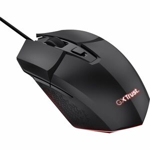 Souris de jeu Optique Trust Felox GXT 109 - USB 2.0 - 6 Bouton(s) - 6 Boutons programmables - Noir - Câble - 6400 dpi - Ro
