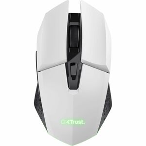 Souris de jeu Optique Trust Felox GXT 110 - Fréquence radio - USB 2.0 Type A - 6 Bouton(s) - Blanc - Câble - 2,40 GHz - Re