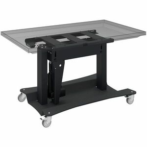 SmartMetals Display-Wagen - 95 kg Kapazität - 4 Rollen - 950 mm Breite x 640 mm Tiefe - Schwarz - 81,3 cm (32 Zoll) bis 19