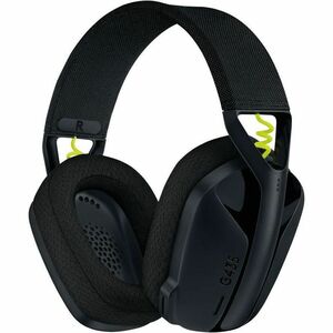 Logitech G G435 无线 头戴式 立体声 游戏用头戴式耳机 - 黑 - 双声道 - 头戴护耳式 - 1000 cm - 蓝牙 - 45 欧姆 - 20 Hz 到 20 kHz - 降噪 麦克风