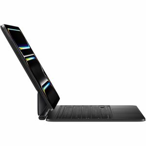 Housse/Clavier Apple Magic - Folio Style pour 27,9 cm (11") Apple iPad Pro 11 (2024) Tablette - Noir - Aluminium, Ver Cuerpo