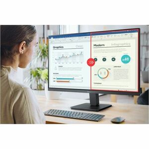 LG 24MR400-B 24" Class Full HD LCD Monitor - 16:9 - Black - 23.8" Viewable - In-plane Switching (IPS) Technology - 1920 x 