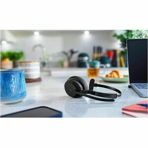 Jabra Evolve2 55 无线 入耳式 Mono 耳机 - 单声道 - 上耳式 - 3000 cm - 蓝牙 - 20 Hz 到 20 kHz - 微机电（MEMS ）技术, 降噪 麦克风 - 降噪