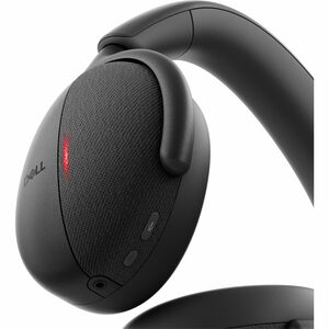 Dell Premier WL7024 Wired/Wireless Over-the-ear, Over-the-head Stereo Headset - Black - Microsoft Teams Certification - Si
