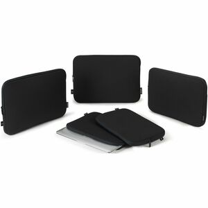 Dicota Sleeve ONE Tasche (Sleeve) für 35,6 cm (14 Zoll) bis 35,8 cm (14,1 Zoll) Notebook - Schwarz - Jersey Körper - Kratz