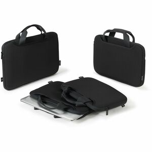 Dicota One Tasche (Sleeve) für 35,6 cm (14 Zoll) bis 35,8 cm (14,1 Zoll) Notebook, Ultrabook - Schwarz - Jersey Körper - K