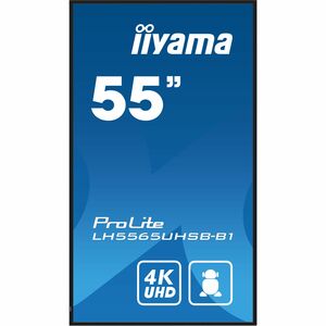 iiyama ProLite LH5565UHSB-B1 1397 mm LCD Digital-Signage-Display - 24 Stunden/7 Tage Betrieb - IPS-Technologie (In-Plane-S