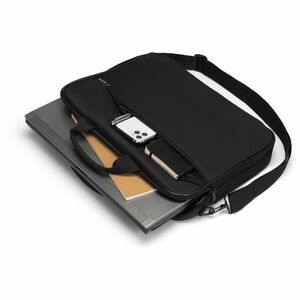Dicota Top Traveller ONE Tasche für 33 cm (13 Zoll) bis 35,8 cm (14,1 Zoll) Notebook - Schwarz - 300D rPET Polyester Körpe