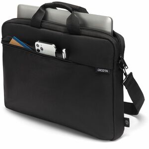 Dicota Slim Case ONE Tasche für 35,6 cm (14 Zoll) bis 40,6 cm (16 Zoll) Notebook - Schwarz - 300D rPET Polyester Körper - 