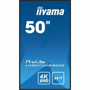 iiyama ProLite LH5041UHS-B2AG 1270 mm LCD Digital-Signage-Display - 24 Stunden/7 Tage Betrieb - Vertical-Alignment-Technol