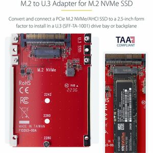 StarTech.com M.2 to U.3 Adapter
