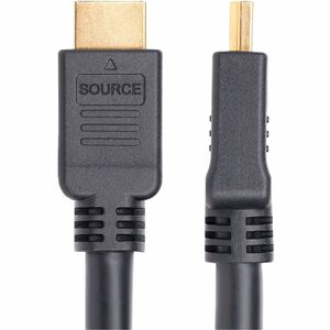 StarTech.com 15m (49.2ft) Active HDMI 2.0 Cable, CMP, Plenum Rated, High Speed HDMI Cable, 4K 60Hz, HDR10/HDCP 2.2/ARC - R